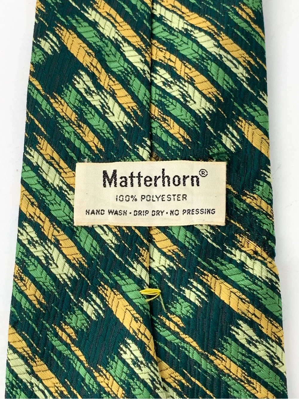 Vintage Matterhorn psychedelic polyester tie wide cut 60s or 70s necktie